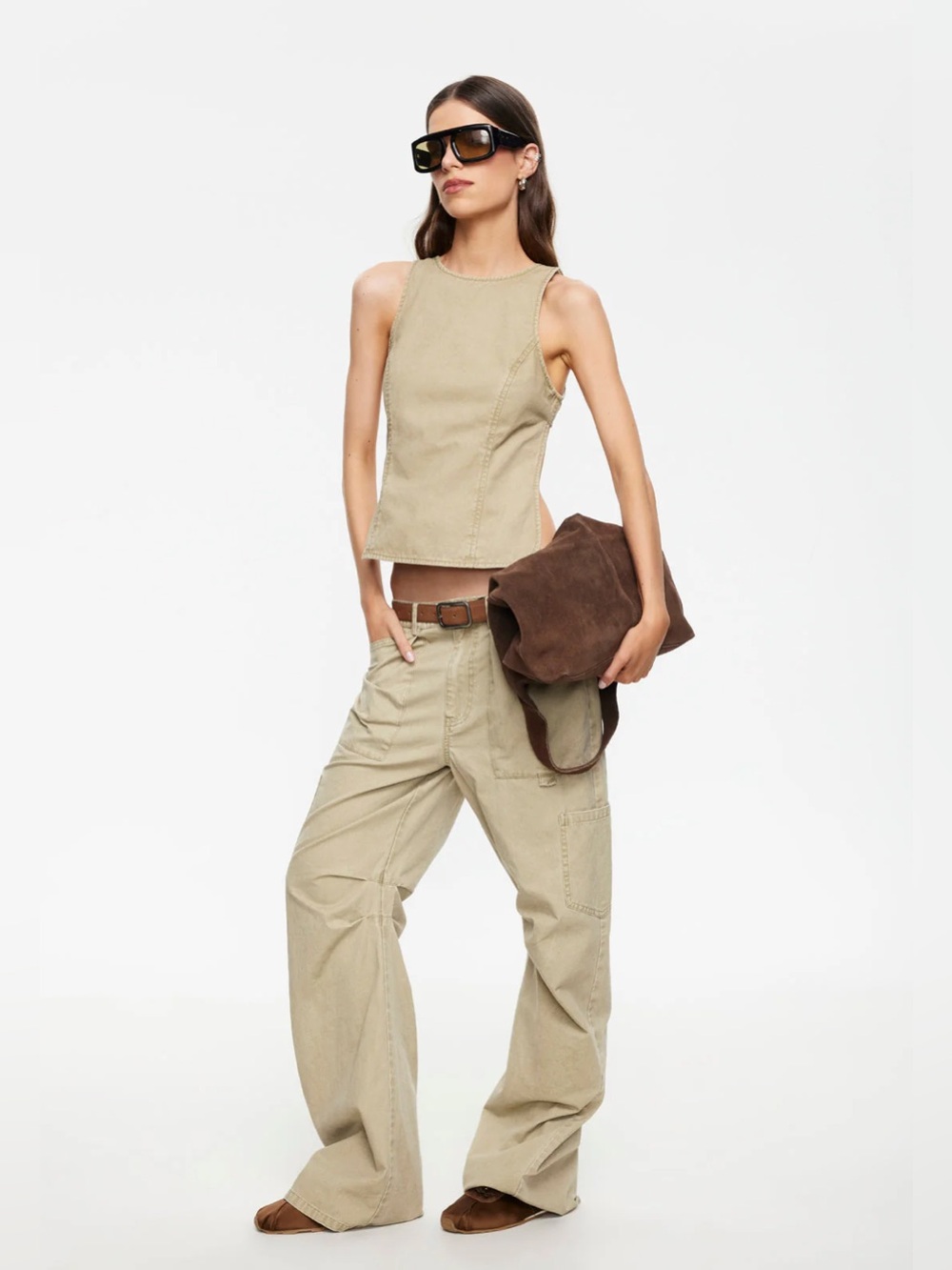 LIONESS | MIAMI VICE PANT | TAN |1E